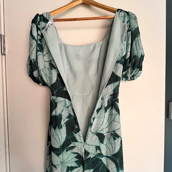 PARKER Mackenzie 100% Silk Dress in Palm Breeze (NWOT) - Picture 13 of 16